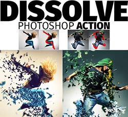 极品PS动作－溶解抽离：Dissolve Photoshop Action